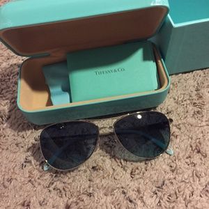 Tiffany and Co Aviator Sunglasses